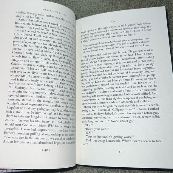 John Updike Roger’s Version Signed 1st Edition! 1986 RARE #108/350 Book W Cover! - Picture 8 of 8